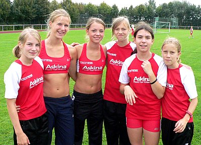 MT-Mädchen siegen bei Sparkassen- Leichtathletik- Cup.