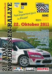 Am 22. Oktober startet die Nordhessen-Rallye zum 21. Mal. Plakat: nh