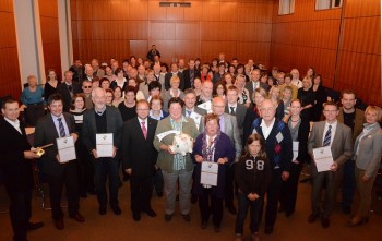 Mitgeholfen: 105 Helfer zählten die Organisatoren – die hier abgebildeten kamen zum Dankestreffen. Foto: Reinhold Hocke