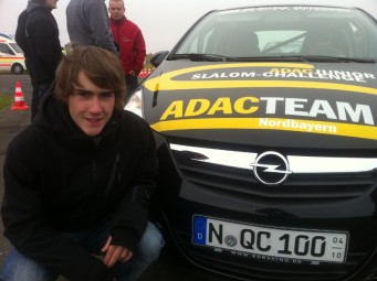 Marcel Warich RAC Borken e.V. mit seinem “Dienstwagen”. Foto: Uli Daume