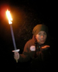 Märchenhafte Fackelwanderung in Gudensberg am 25. Februar. Foto: nh