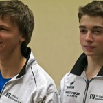 Zwei erfolgreiche Vertreter des MT-Teams der U18: Henri Alter und Sebastian Ludwig. Foto: Alwin J. Wagner