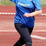 Auch beim Speerwerfen demonstrierte die Vize-Weltmeisterin der W70 mit 25,16 Meter ihre großartige Form. Foto: nh