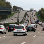 Viel Verkehr auf der Autobahn