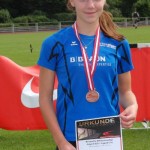 Erfolgreich und glücklich: Marie Wagner kehrte mit zwei Bronzemedaillen von den Landesmeisterschaften der U20 aus Bad Homburg zurück. Foto: nh