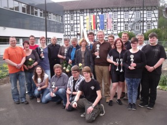 Die Teilnehmer der Endausscheidung in Melsungen. Foto: nh