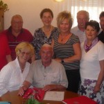 Erika und Werner Zabbeé, Angelika Müller und Wilhelm Raabe, Regine Müller (Mdl), Sandra Hain, Werner Alles, Barbara von Gimborn und Thorsten Schmiedl. Foto: nh