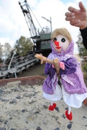 Fotomotiv zum Einrahmen: Bei vorherigem Bastelnachmittag wurden im Themenpark „Kohle & Energie“ Hexen hergestellt. Foto: nh