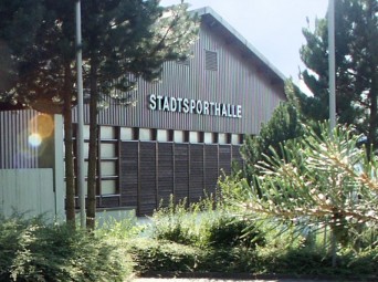 Die Stadtsporthalle Melsungen ist Austragungsort des Achtelfinales im DHB-Pokal. Foto: Heinz Hartung