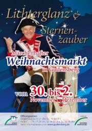 Sagenhafter Weihnachtsmarkt in Gudensberg vom 30. November bis 2. Dezember.