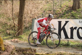 Max Feger von der MT Melsungen, Sieger über 40 Kilometer beim Kellerwald-Bikemarathon. Foto: nh max-feger130425