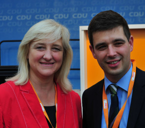 Eva Kühne-Hörmann und Matthias Wettlaufer. Foto: nh wettlaufer130906