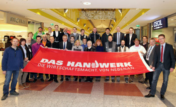 Handwerk erleben auf den Handwerkertagen im dez-Einkaufszentrum. Foto: nh Handwerksmesse im dez-Einkaufszentrum Kassel