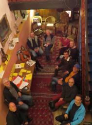 Die Gründungsmitglieder: Dieter Schindelmann, Georg Schlamann, Inge Schneider-Scholz, Bernd Raubert, Günter Schmidt, Annette Helfers, Hans-Werner Gsänger, Dierk Glitzenhirn, Hans Windorf, Jochen Riege und Bernd Adam (v.l.). Foto: nh altstadtfreunde-treysa140320