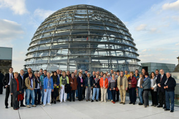 Auf Einladung des CDU Bundestagsabgeordneten Bernd Siebert war eine Reisegruppe politisch interessierter Bürgerinnen und Bürger aus dem Wahlkreis 170 (Schwalm-Eder) zu Besuch in der Bundeshauptstadt. Foto: nh cdu-schwalm-eder140509
