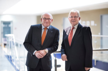 Prof. Dr. Martin Viessmann und Dr. Walter Lohmeier. Foto: nh viessmann140513