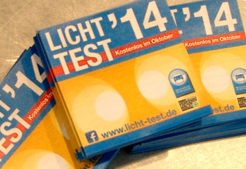 Innungsfachbetriebe bieten Lichttest wieder kostenlos an. Foto: nh lichttest140930