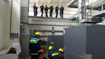 Gemeinschaftsübung von Feuerwehr und THW. Foto: THW homberg141126a