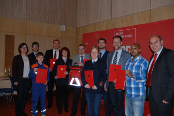 Preisträger des Ehrenamtspreises 2014. Foto: nh ehrenamtspreis141213