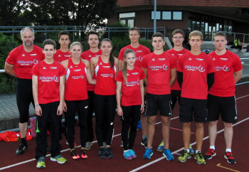 Erfolgreiches Team der Melsunger Leichtathleten in Bebra. Foto: nh