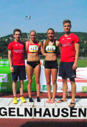 Das MT-Team am ersten Tag der HLV-U20-Meisterschaften. Foto: nh Das MT-Team am ersten Tag der HLV-U20-Meisterschaften. Foto: nh