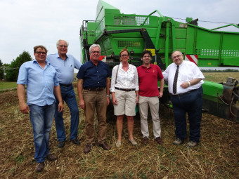 Heiko Martin, Volker Papenhagen, Norbert Scholz, Silke Böttcher, Michael Schär und Bernd Siebert MdB (v.l.). Foto: nh