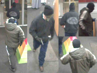 Bilder der Täter in der Bank. Foto: Polizei Homberg/obs Bilder der Täter in der Bank. Foto: Polizei Homberg/obs