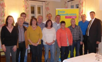 Doris Küllmer, Uwe Ludwig, Julian Höhn, Heike Horchler, Erwin Döhne, Elke Stöbel, Christian Broel, Thomas Kellner, Ute Müller-Hilgenberg, Arne Beneke, Volker Küllmer und FDP-Kreisvorsitzender Nils Weigand (v.l.). Foto: nh Doris Küllmer, Uwe Ludwig, Julian Höhn, Heike Horchler, Erwin Döhne, Elke Stöbel, Christian Broel, Thomas Kellner, Ute Müller-Hilgenberg, Arne Beneke, Volker Küllmer und FDP-Kreisvorsitzender Nils Weigand (v.l.). Foto: nh