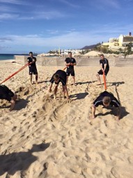 MT-Spieler im Trainingslager auf Fuerteventura. Foto: nh MT-Spieler im Trainingslager auf Fuerteventura. Foto: nh