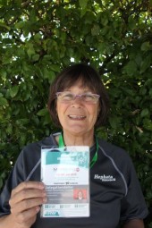 Patricia Odriozola hat die Organisation des Landes-Spielfestes inne, hier ist sie bei den Landesspielen von Special Olympics im Juli 2015 in Marburg zu sehen. Foto: nh Patricia Odriozola hat die Organisation des Landes-Spielfestes inne, hier ist sie bei den Landesspielen von Special Olympics im Juli 2015 in Marburg zu sehen. Foto: nh