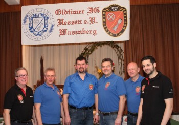 Helmut Haber, Hans Walter Knoch, Ralf Schmitt, Markus Tettschlag, Helmut Wolf und Frank Pfetzing (vl.). Foto: nh Helmut Haber, Hans Walter Knoch, Ralf Schmitt, Markus Tettschlag, Helmut Wolf und Frank Pfetzing (vl.). Foto: nh