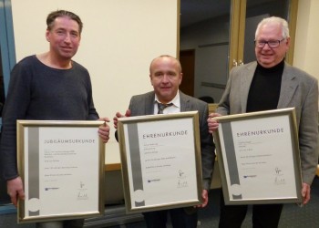 Joachim Eufinger, Jochen Bollerhey und Josef Schinagel (v.l.). Foto: Wolfgang Scholz Joachim Eufinger, Jochen Bollerhey und Josef Schinagel (v.l.). Foto: Wolfgang Scholz