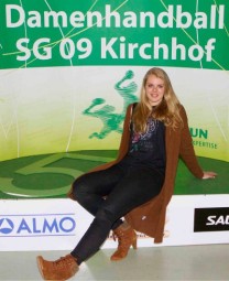 Die 19-jährige Rückraumspielerin Danique Boonkamp trägt nächste Saison das grüne Kirchhof-Trikot. Foto: SG 09 Kirchhof