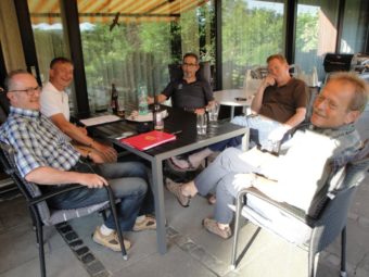 Die Mitglieder der Arbeitsgruppe: Gert Wenderoth, Constantin Thiel, Angelo Bressan, Alexander Wilhelm und Olaf Gemmecker (v.l.). Foto: Gert Wenderoth