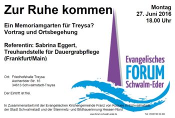 Quelle: Evangelisches Forum Schwalm-Eder Quelle: Evangelisches Forum Schwalm-Eder