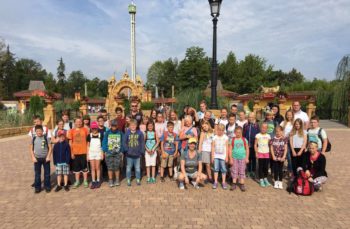 Mit dem Kinder-Kultur-Tagen zu Besuch im Holiday-Park. Foto: nh