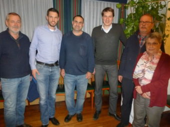 Der Vorstand des SPD- Ortsvereins Homberg mit Bürgermeister Dr. Nico Ritz: Dr. Herbert Wassmann, Vors. Martin Herbold, Sascha Schmidt, Bürgermeister Dr. Nico Ritz, Hajo Rübsam und Anne Wimmel (v.l.). Foto: Dieter Werkmeister