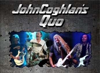 John Coghlan, der Gründer und langjährige Schlagzeuger der legendären Rockband Status Quo, kommt am 28. April 2017 mit seiner Band "John Coghlan´ s QUO" zu einer Stipvisite in die Schwalm. Foto: Die Schwalm Rockt