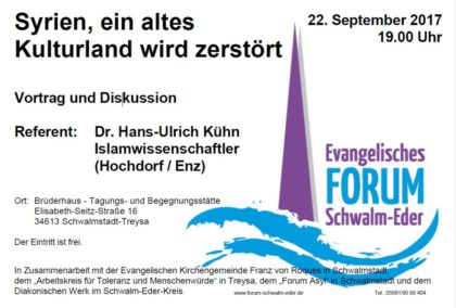 Quelle: Evangelisches Forum Schwalm-Eder