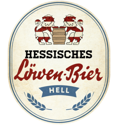 Das Etikett der neuen Bierspezialität Hessisches Löwen-Bier Hell, exklusiv für die Kunden der Edeka. Quelle: Hütt
