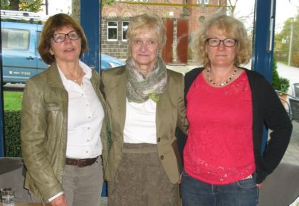 Inge Fleschenberg, Edith Bertok und Kornelia Kern (v.l.). Foto: nh