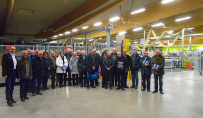 Der Rotary Club zu Besuch bei Ehring. Foto: nh