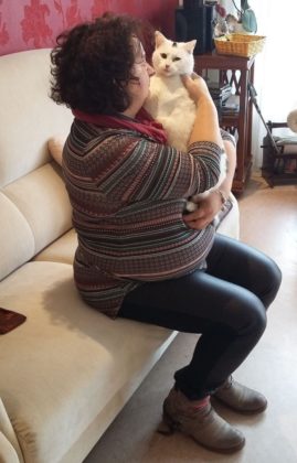 Katze Lilli im Altenheim. Foto: Guxhagener Katzenhilfe