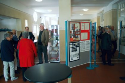 100 Jahre SPD-Ortsverein Homberg - Ausstellung in der Homberger Stadthalle. Foto: Andreas Grabczynski