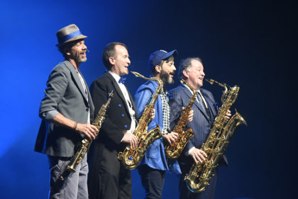 Les DéSAXés: Samuel Maingaud, Michel Oberli, Guy Rebreyend, Frédéric Saumagne. Foto: nh