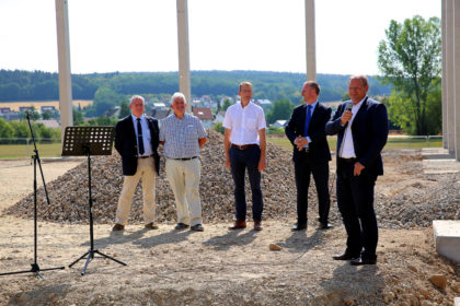 Von links: Jürgen Kaufmann, Hilmar Löber, Volker Steinmetz, Eugen Knoth und Andreas Hadler. Foto: nh