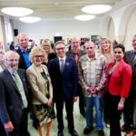 Gruppenbild zum Auftakt (v.l.): Claus Rothmaier, Hephata-Direktor Klaus Dieter Horchem, Diakon Björn Keding, Hephata-Direktorin Judith Hoffmann, Petra Nagel, Hephata-Direktor Maik Dietrich-Gibhardt, Armin Kasper, Thomas Schmidt, Daniela Seidemann-Schawer, Mahi Akami und Dr. Thomas Schiller (von links). Foto: Hephata