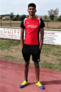 Jermaine Kothe war mit 5,41 Meter der überragende Weitspringer. Foto: nh