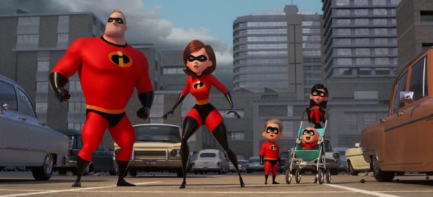 Die Unglaublichen sind hin- und hergerissen zwischen Familienleben und Superkräften. Animation: Pixar Studios