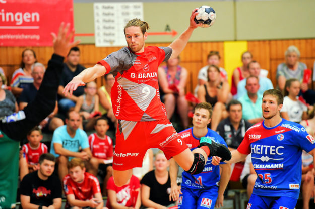 Am 2. Februar gibt es wieder Bundesliga-Handball in der Melsunger Stadtsporthalle – so wie zuletzt im August 2018 beim Sparkassencup mit Tobias Reichmann (Foto) im Spiel gegen Erlangen. Archivbild: Hartung